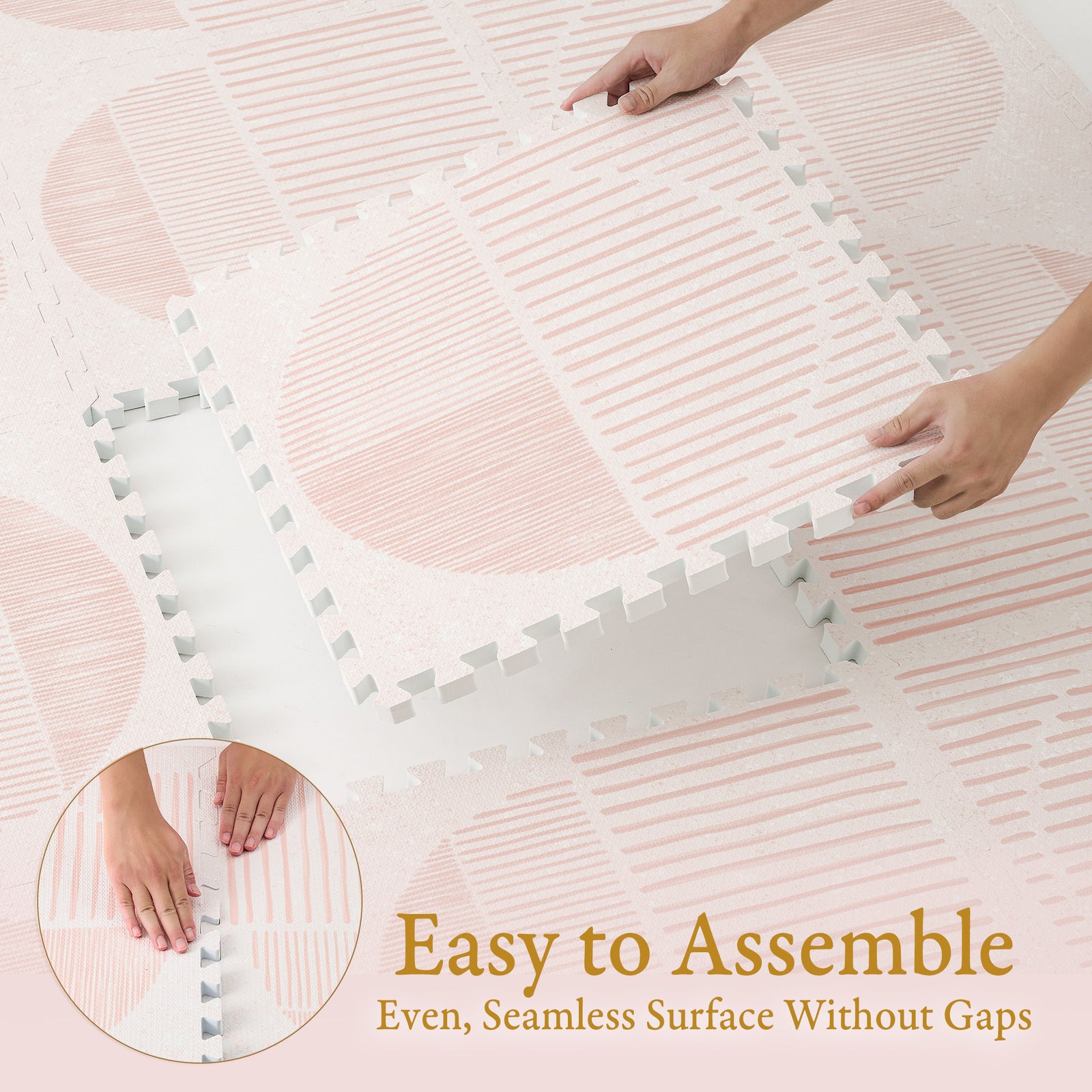 PopsyKosy Boho Cream Pink play mat dimensions and what is in the box