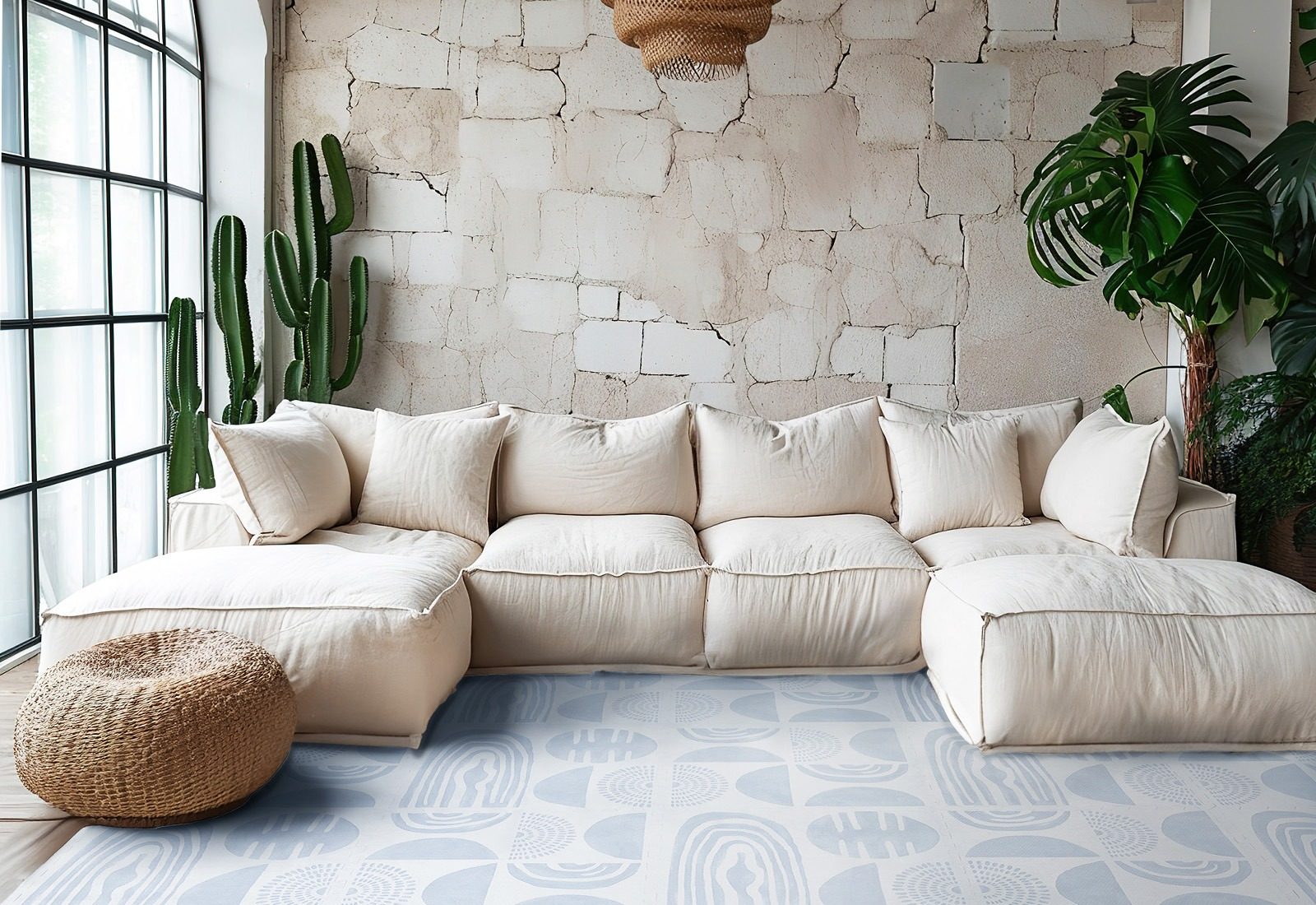PopsyKosy play mat styled in a light-filled living room
