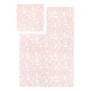 PopsyKosy Tranquil Flower Baby Coral EVA play mat dual-side reversible pattern display