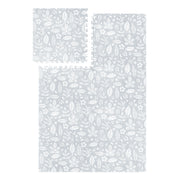 PopsyKosy Tranquil Flower Gray EVA play mat dual-side reversible pattern display