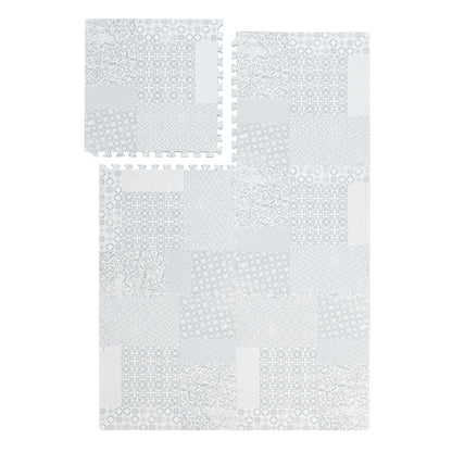 PopsyKosy Totem Gray EVA play mat dual-side reversible pattern display