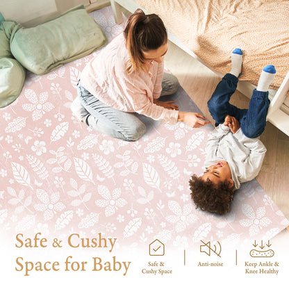 PopsyKosy Tranquil Flower Baby Coral play mat dimensions and what is in the box