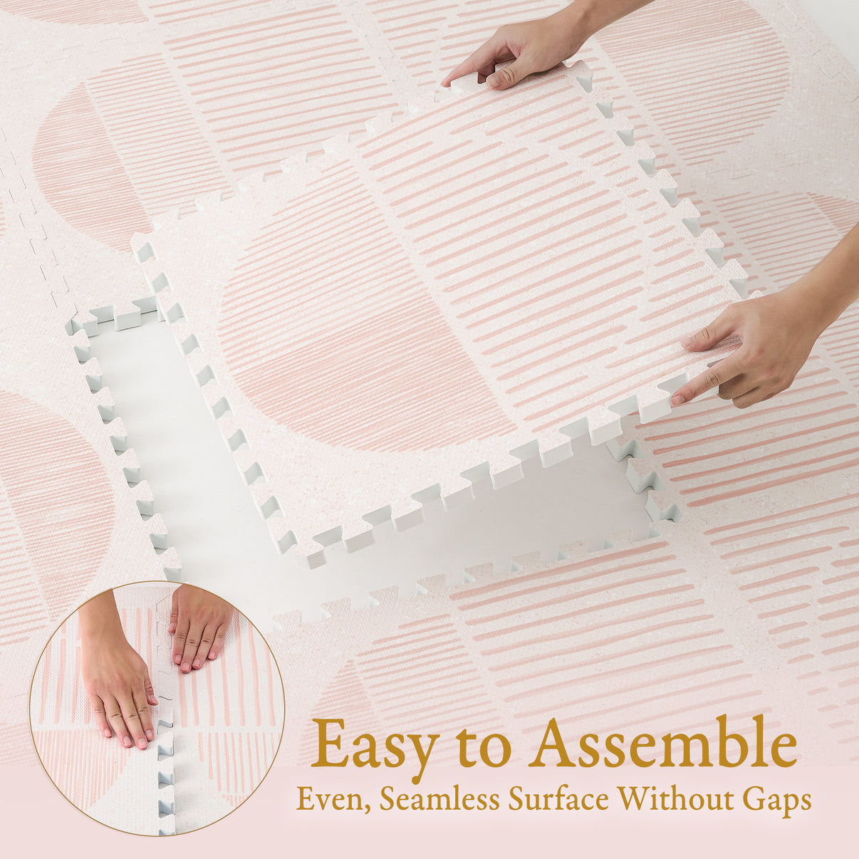 PopsyKosy Boho Cream Pink play mat dimensions and what is in the box