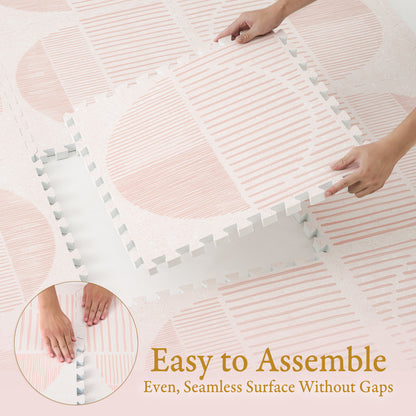 PopsyKosy Boho Cream Pink play mat dimensions and what is in the box