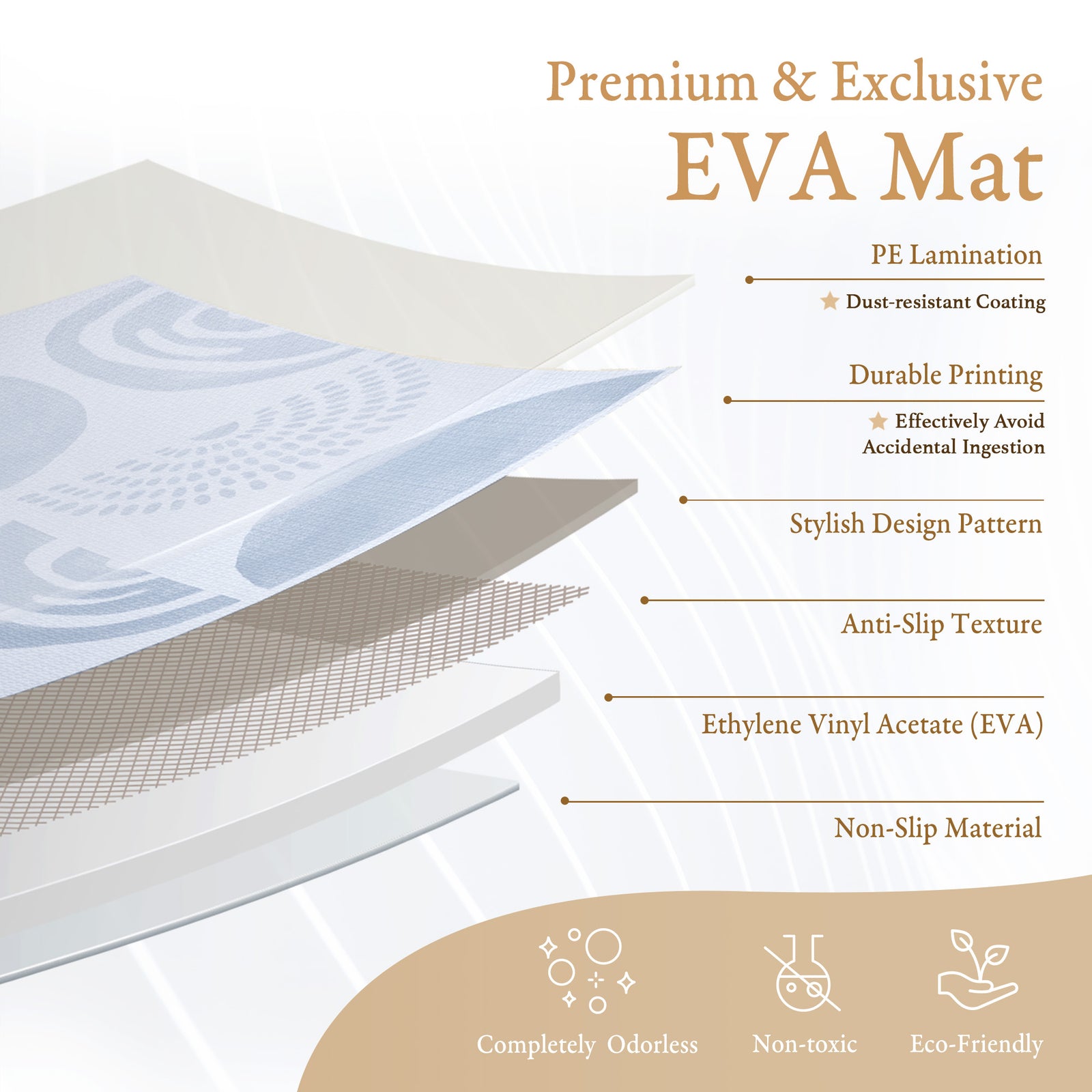 PopsyKosy Boulder Glacier Grey play mat in nursery with cool grey decor and morning light