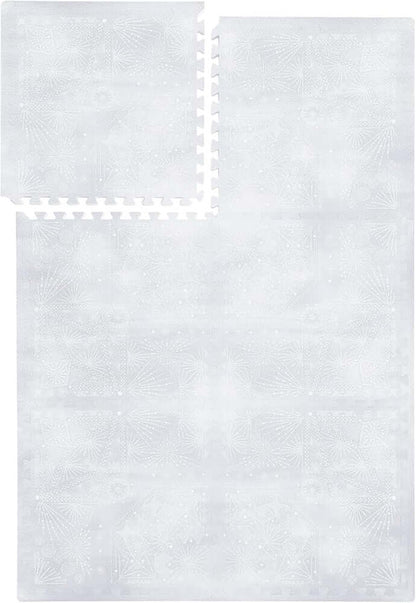 PopsyKosy Firework Lavender Grey EVA play mat dual-side reversible pattern display