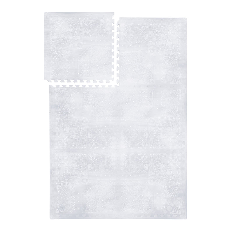 Firework - Lavender Grey play mat full set on a white background