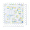 Little Builders - Pastel Blue Gray play mat tiles and border pieces on white