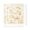 Little Builders - Warm Beige play mat tiles and border pieces on white