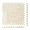 Totem - Beige play mat tiles and border pieces on white
