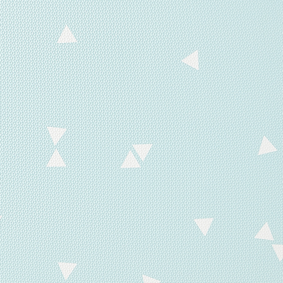 Totem - Triangles Blue play mat surface pattern detail