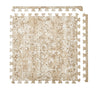 PopsyKosy Vintage Floral Light Chestnut 0.5-inch EVA play mat tiles with borders